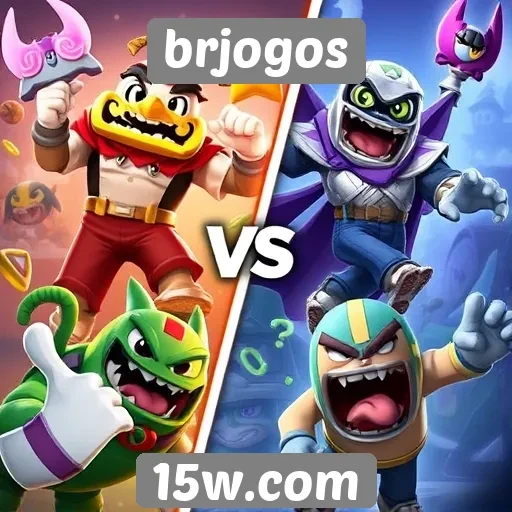 Comparação de jogos populares no brjogos